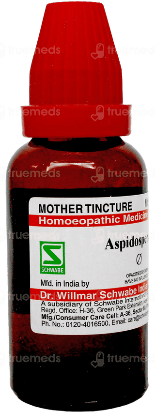 Dr Willmar Schwabe Aspidosperma Q Mother Tincture 30Ml